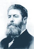 Joaquín Costa, a los 60 años. Foto Benito Aguilar, 1906.